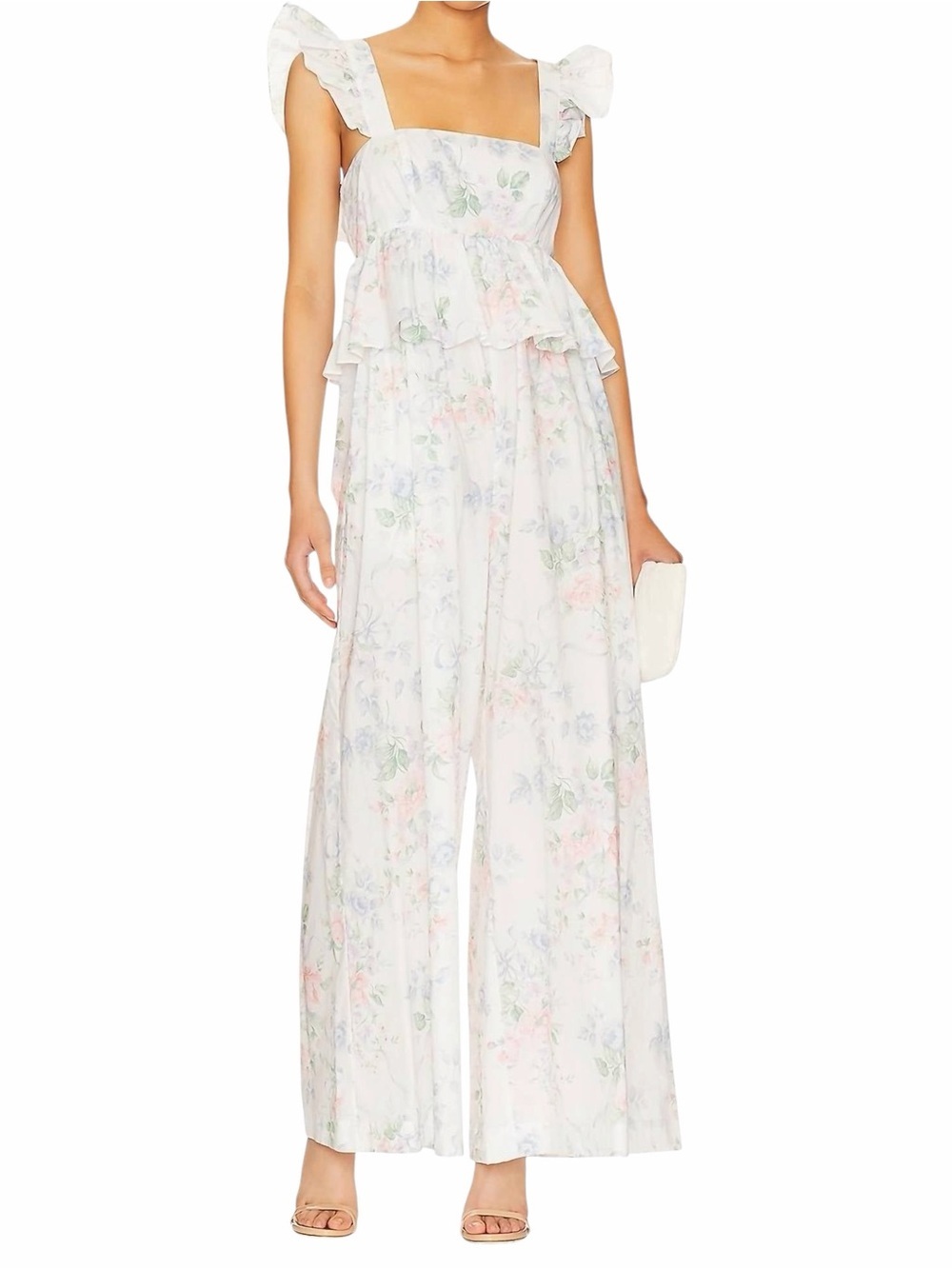 Selkie Mrs. Darcy Cotton The Weekender Jumpsuit Womens S